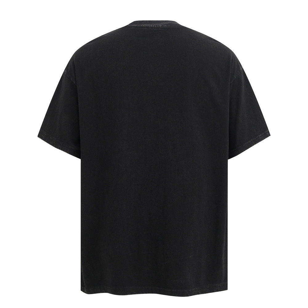 Men's Vintage Fashion-letter Loose T-shirt