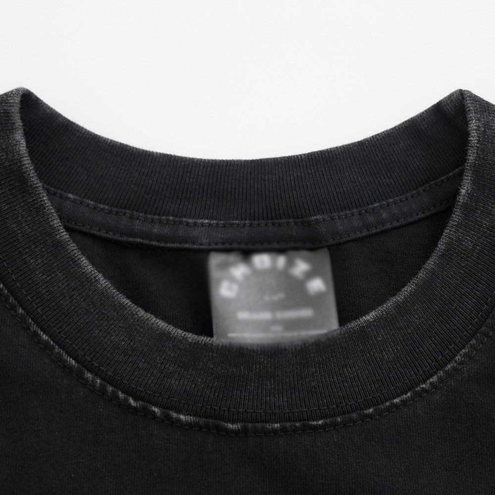 Men's Vintage Fashion-letter Loose T-shirt