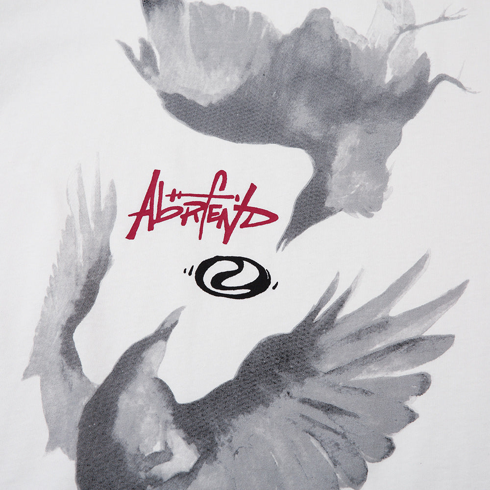 Animal Bird Printed Short Sleeve High Street