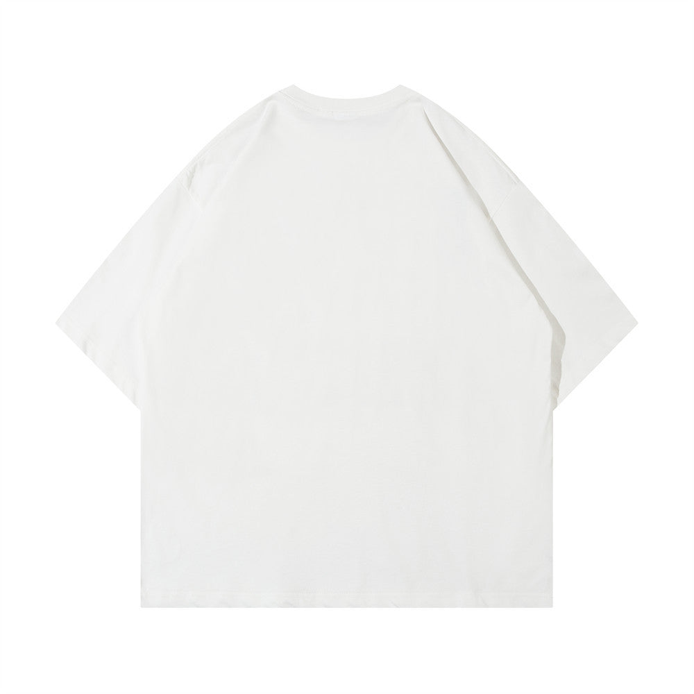 Street Graffiti Letter Print Short-sleeve
