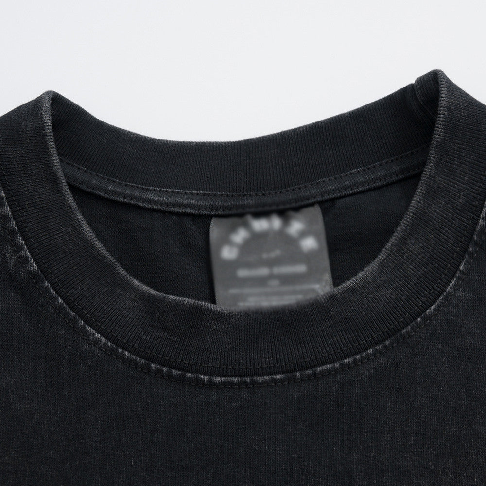 Men's Abstract Figure Printed Short-sleeved T-shirt
