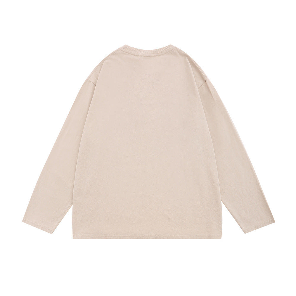 Casual Long Sleeve T-shirt Coat For Men
