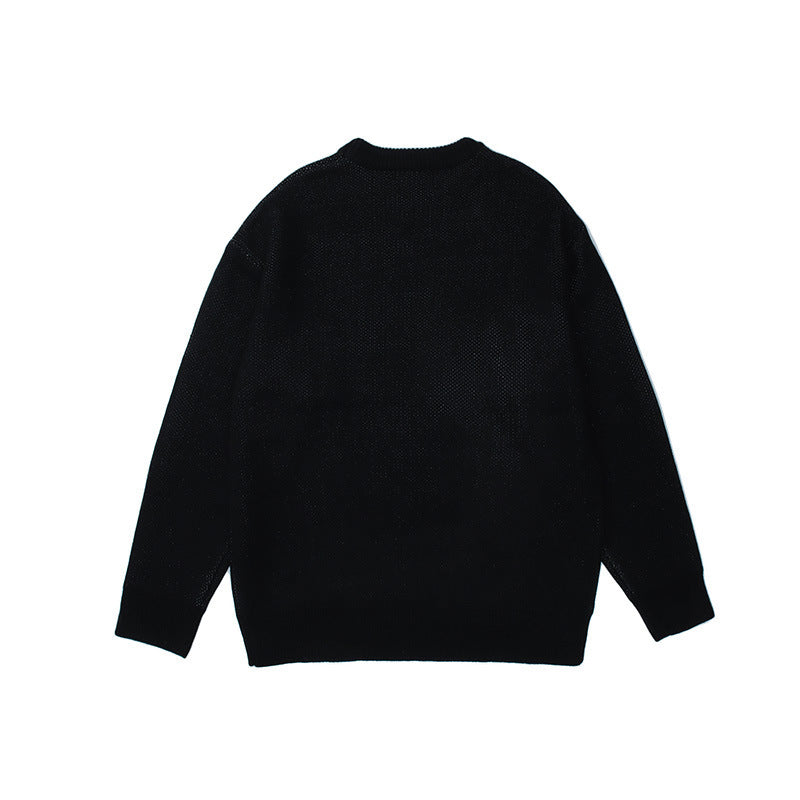 Men And Women Japanese Street Comic Girl Loose Long Sleeve Sweater
