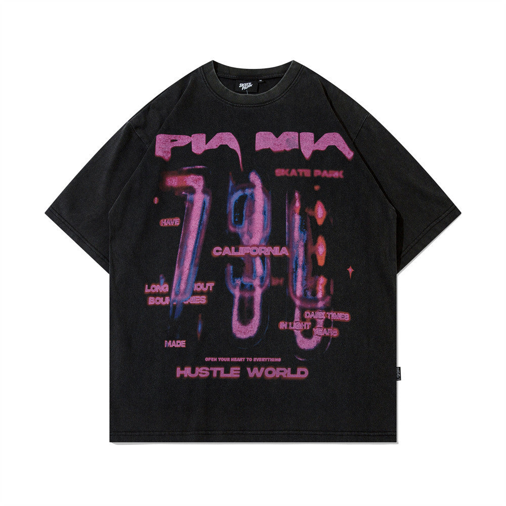 Graffiti Letters Abstract Short Sleeve