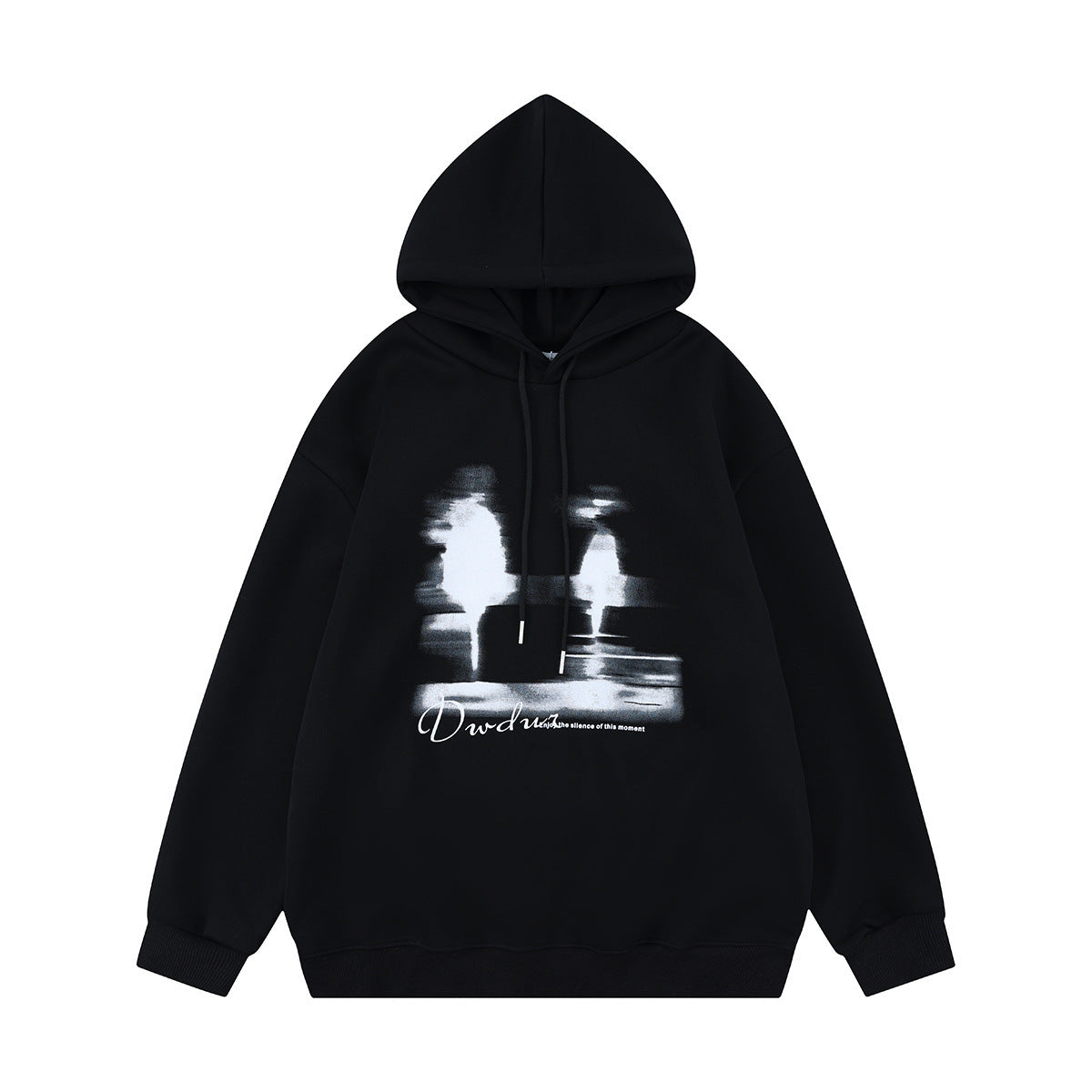 Men's Fashion Retro Creative Character Printing Loose-fitting Hoodie