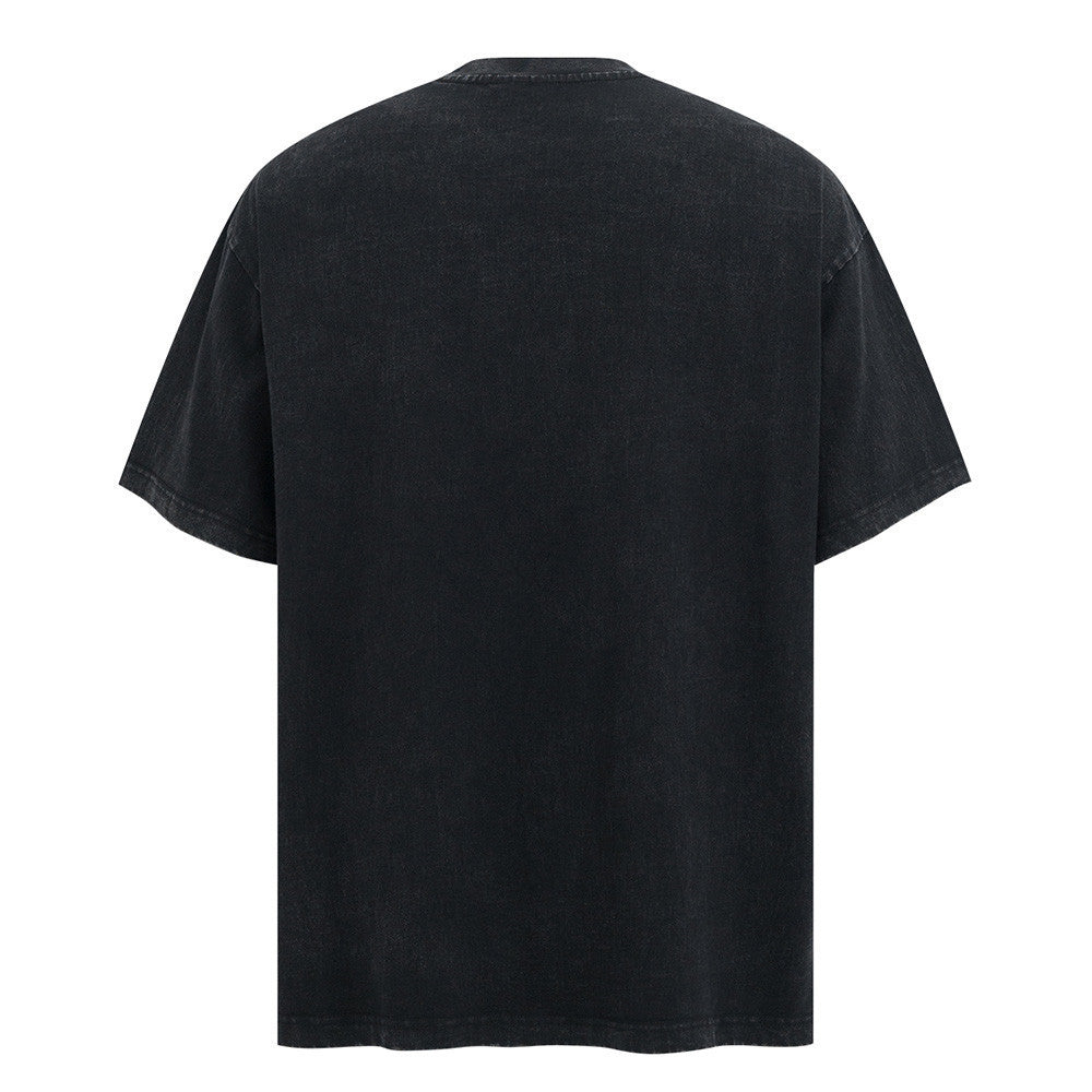 Men's Abstract Figure Printed Short-sleeved T-shirt