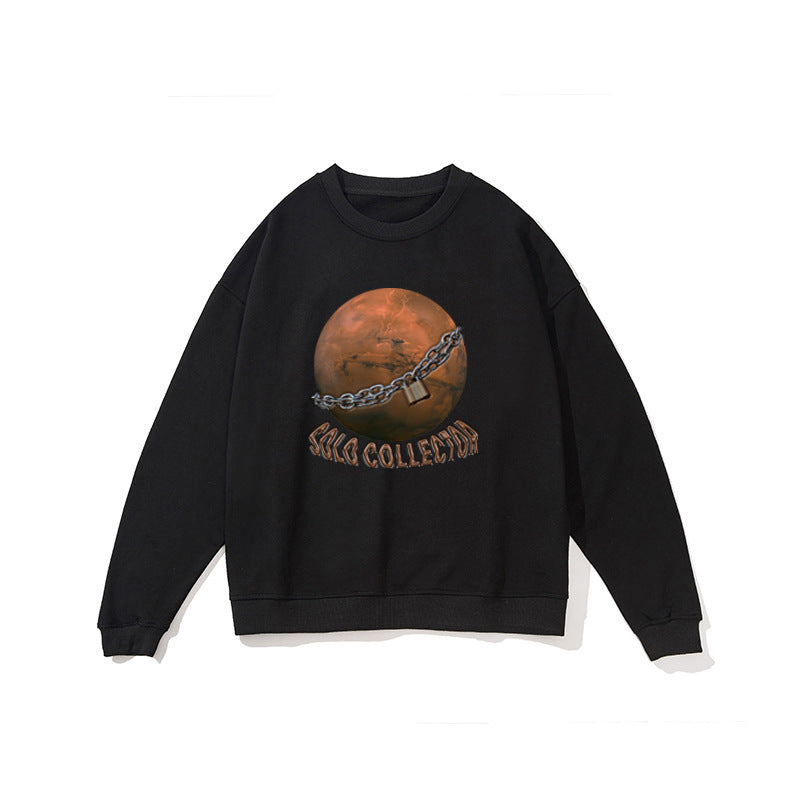 Europe And The United States Street Thickening Loose Hoodie
