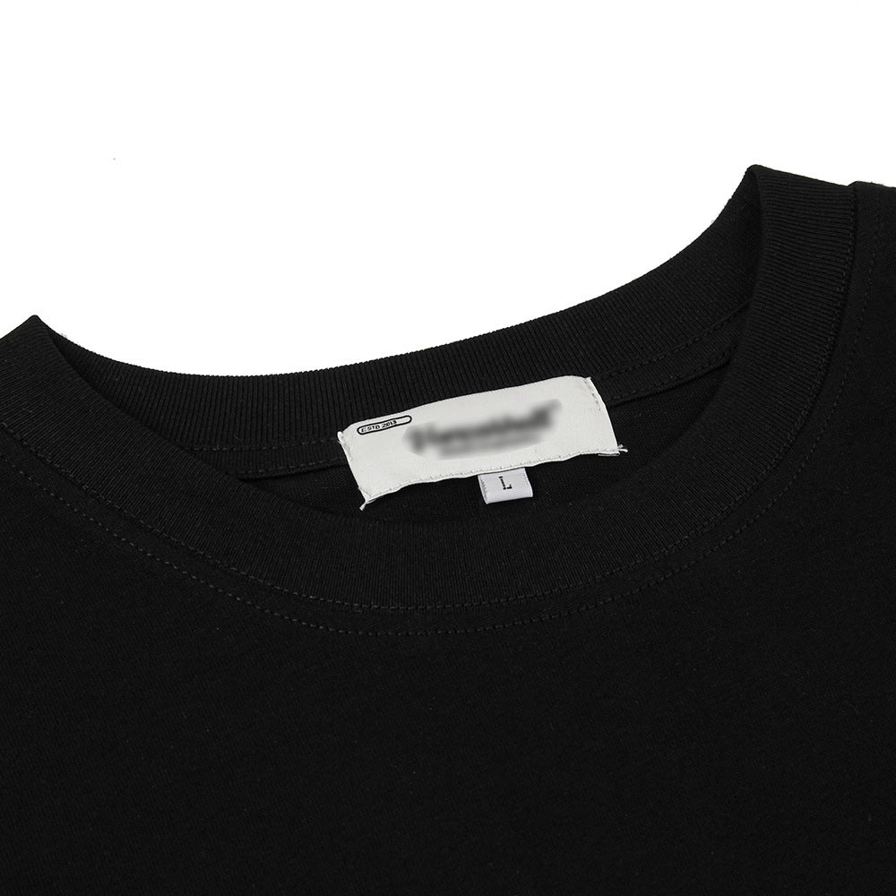 Little Angel Printed Short-sleeved T-shirt For Men
