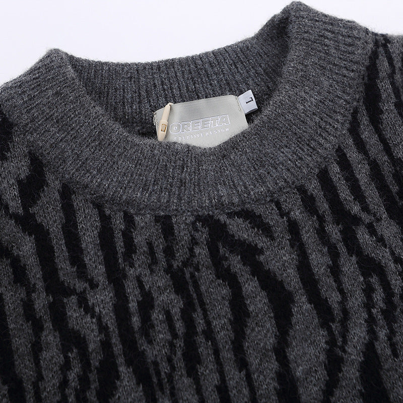 Men's And Women's Street All-match Loose Knitted Sweater Tops