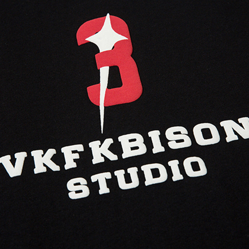Creative Printing Cross XINGX Loose T-shirt