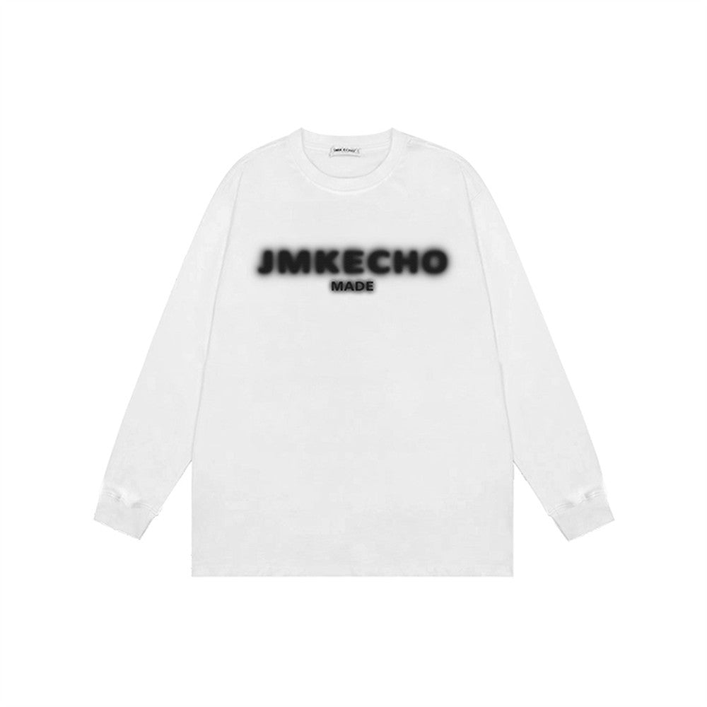 Simple Lettered Casual Sweater Base Shirt Men