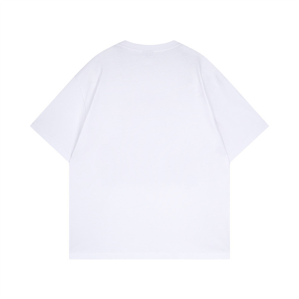 Abstract Human Shadow Print Short Sleeve