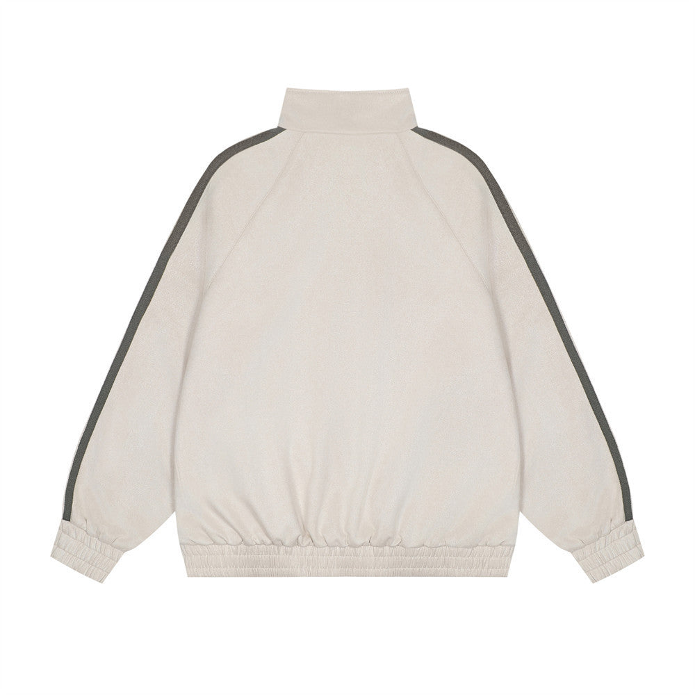 Fashion Striped Casual Sports Jacket Men