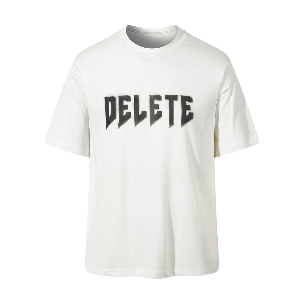American Letter Print Short-sleeve