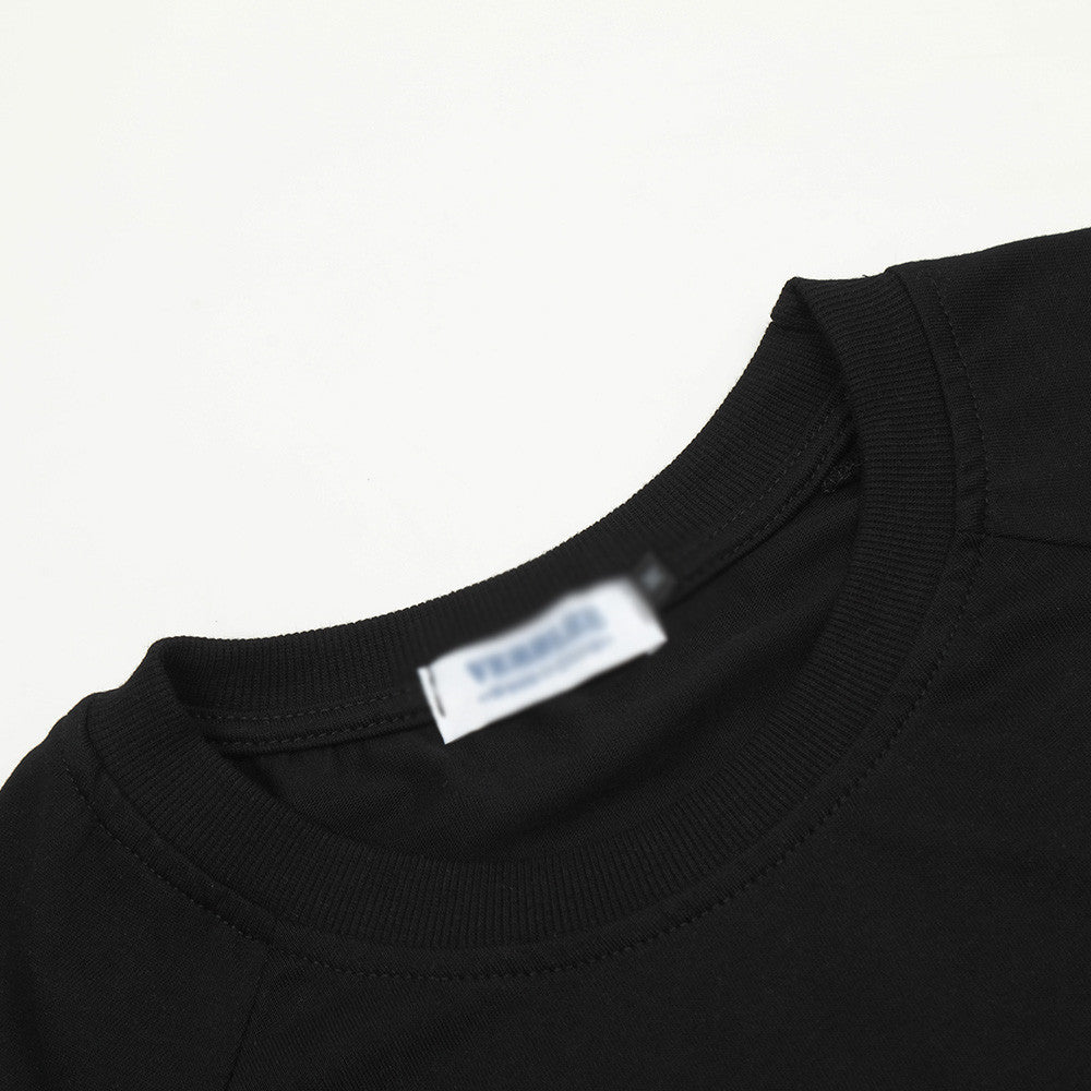 Paddle Letter Print Short-sleeve