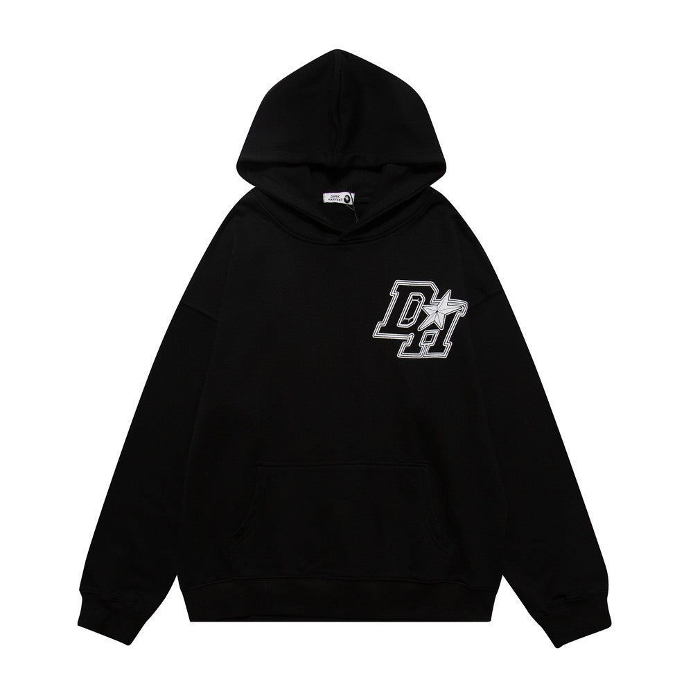 Fashion Letters Printed Hoodie Men