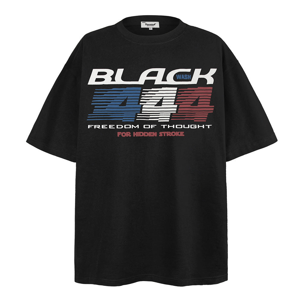 Creative Digital 4 Printed Short-sleeved T-shirt