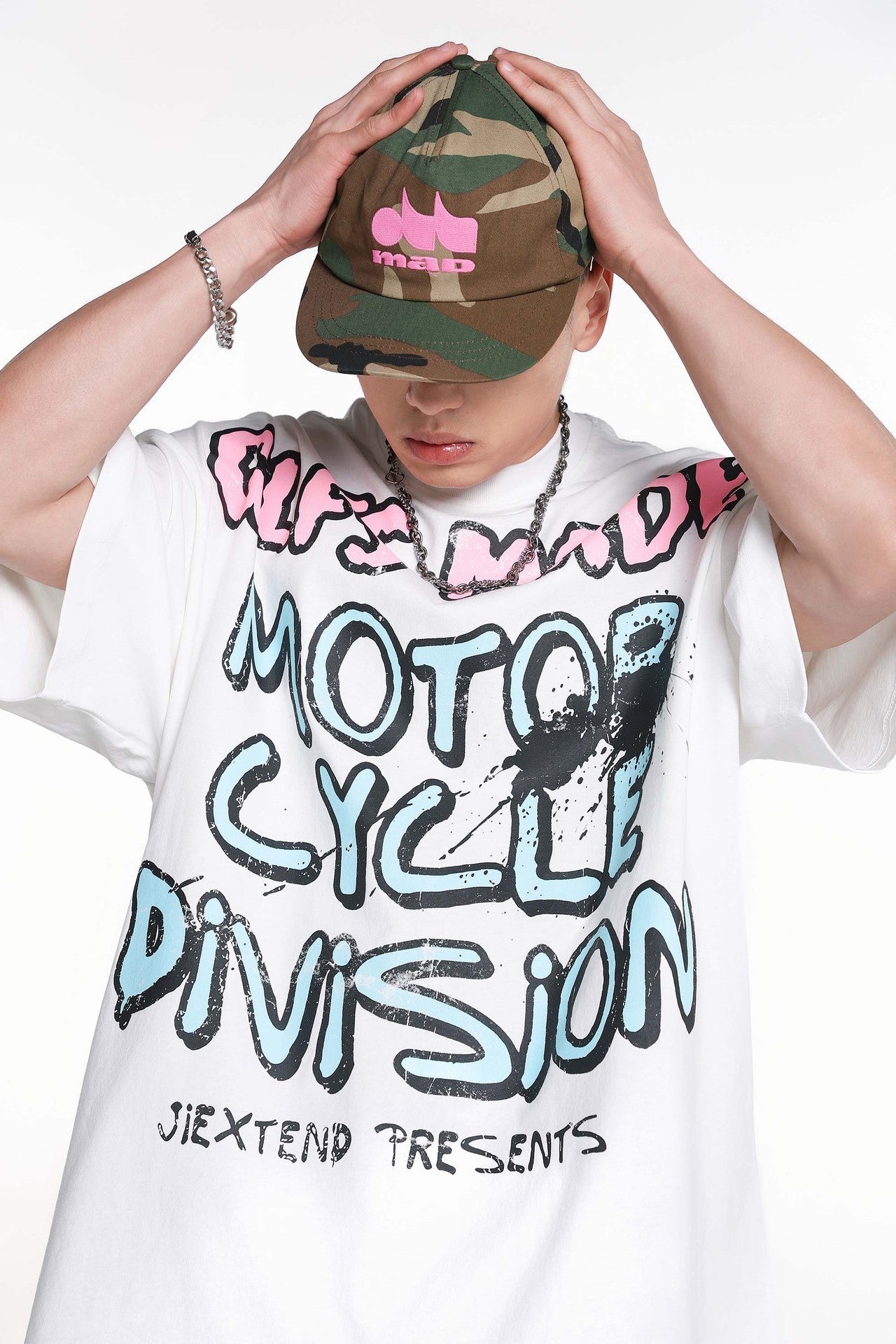 Creative Letters Printed Loose Casual Short-sleeved T-shirt