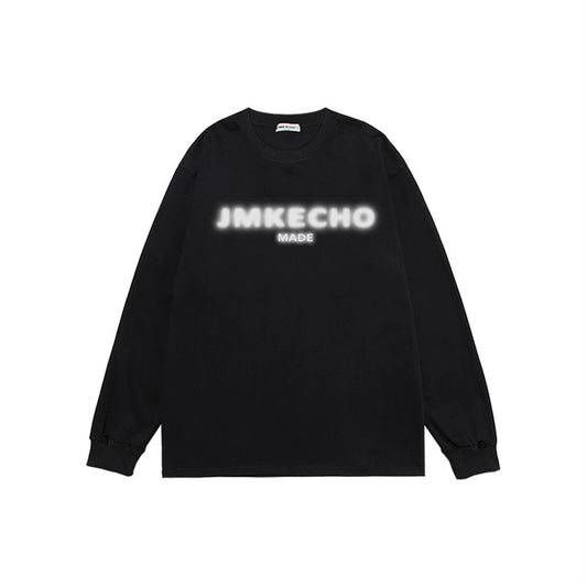 Simple Lettered Casual Sweater Base Shirt Men