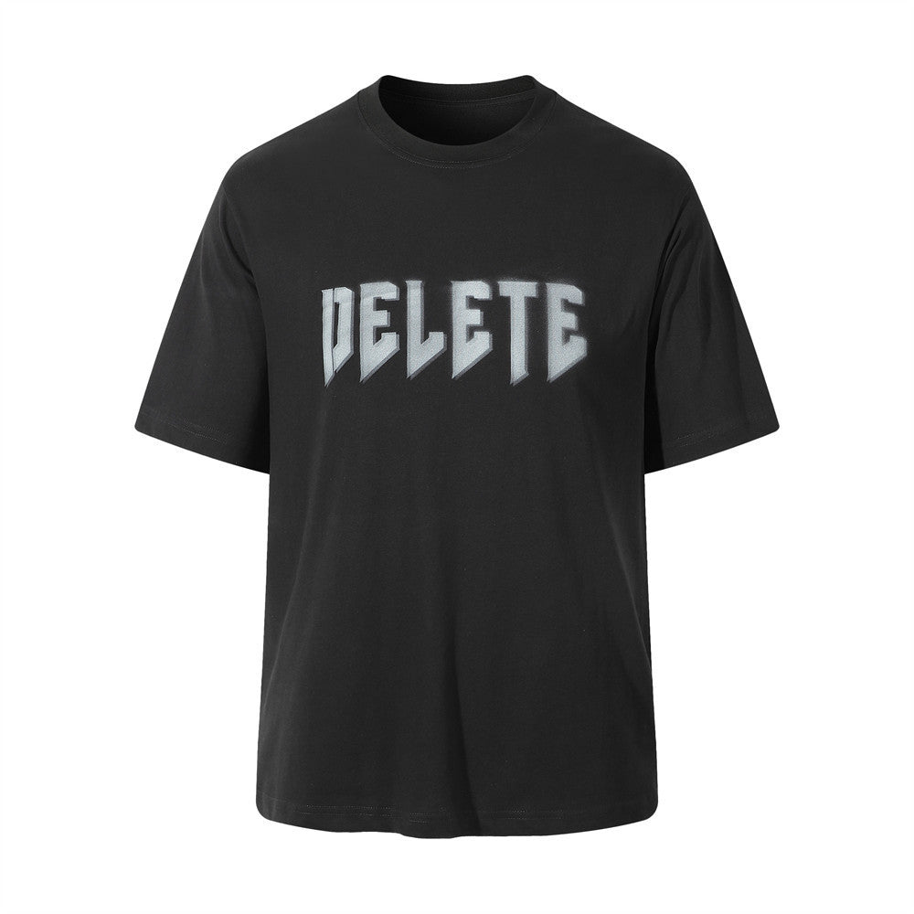 American Letter Print Short-sleeve