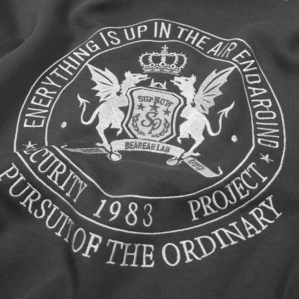 Fashion Letters Hooded Loose Sweater Men