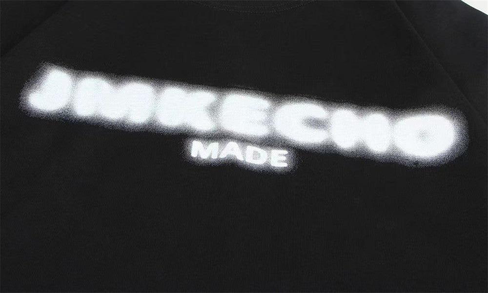 Simple Lettered Casual Sweater Base Shirt Men