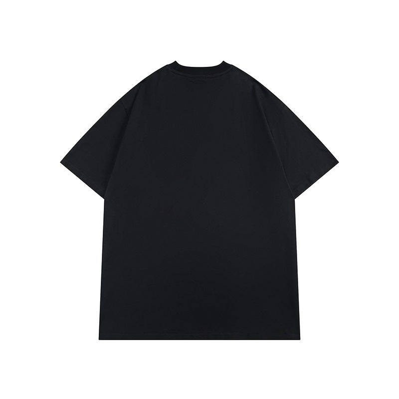 Men's Round Neck Half Sleeve Printed Short Sleeve T-Shirt