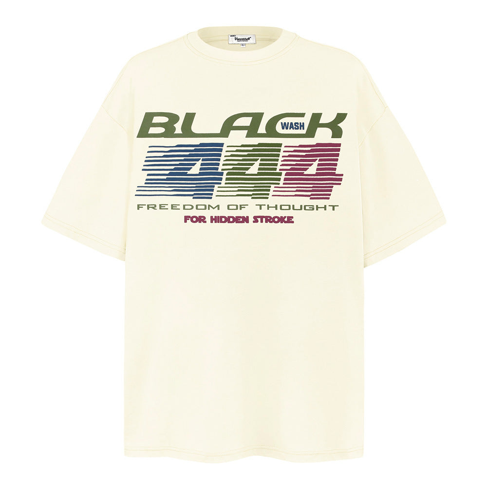 Creative Digital 4 Printed Short-sleeved T-shirt