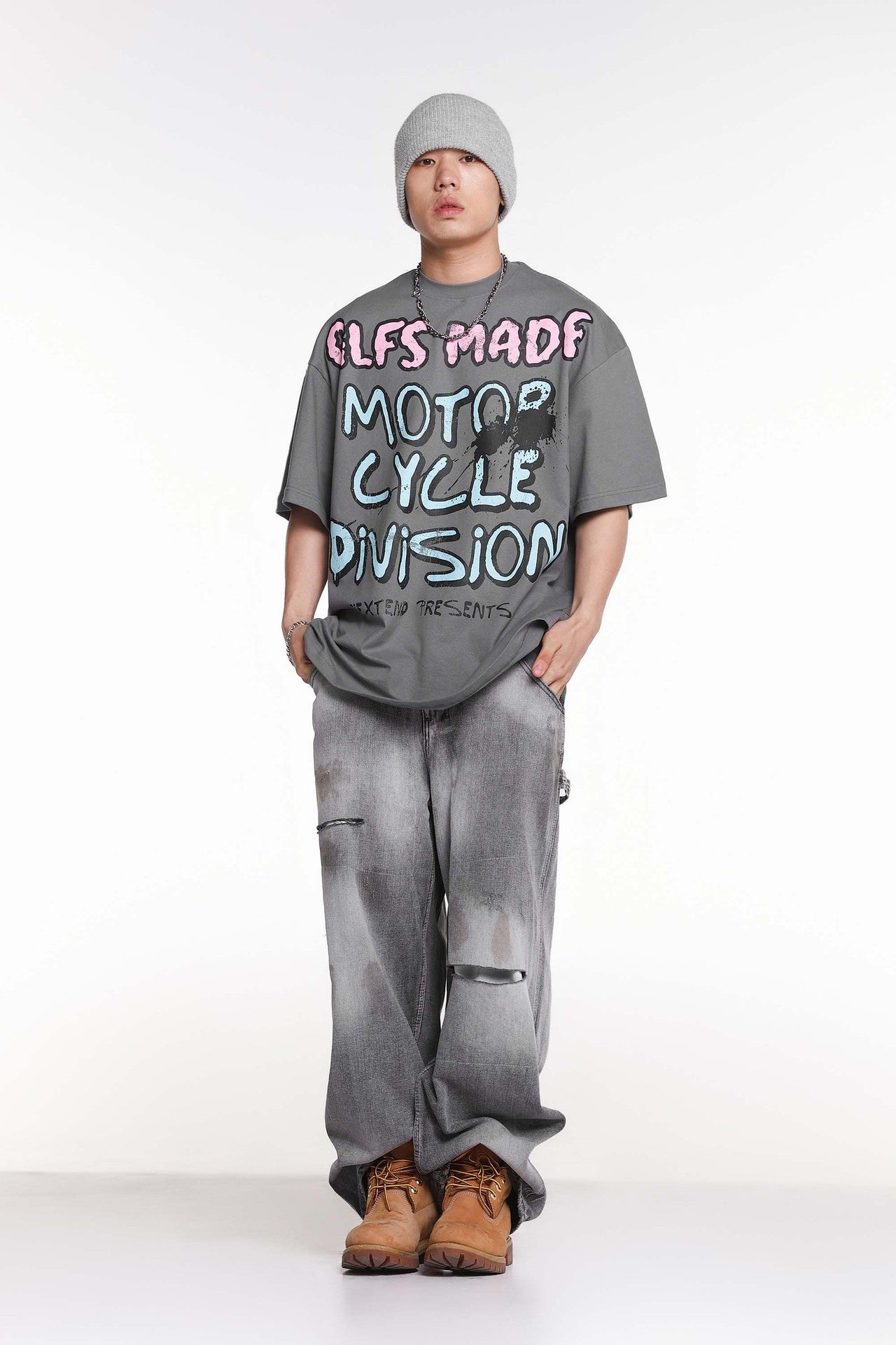 Creative Letters Printed Loose Casual Short-sleeved T-shirt