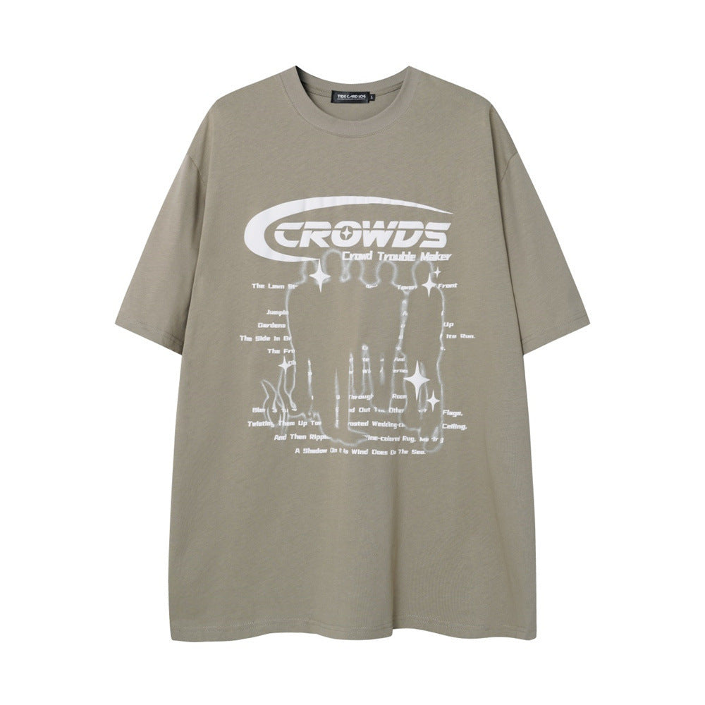 Men's Abstract Printing Short Sleeve