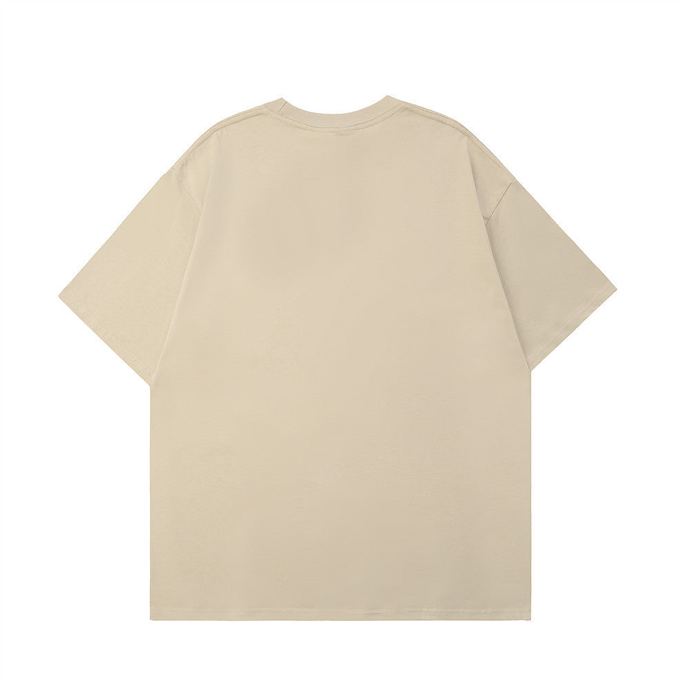 Letter Print Short-sleeve Men's